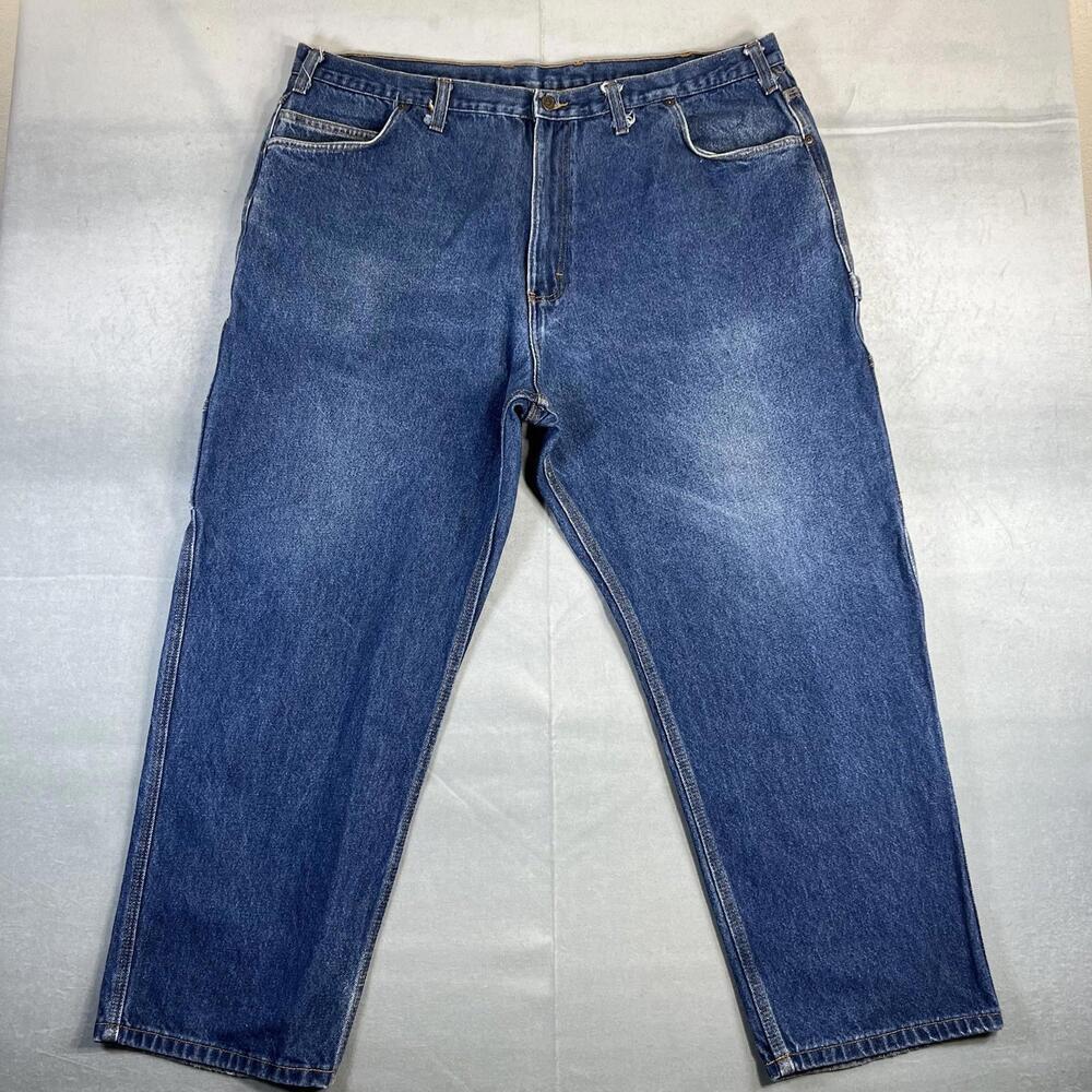 Vintage Ben Davis Carpenter Jeans Mens 44* Blue Medium Wash Workwear Denim - Picture 2 of 10
